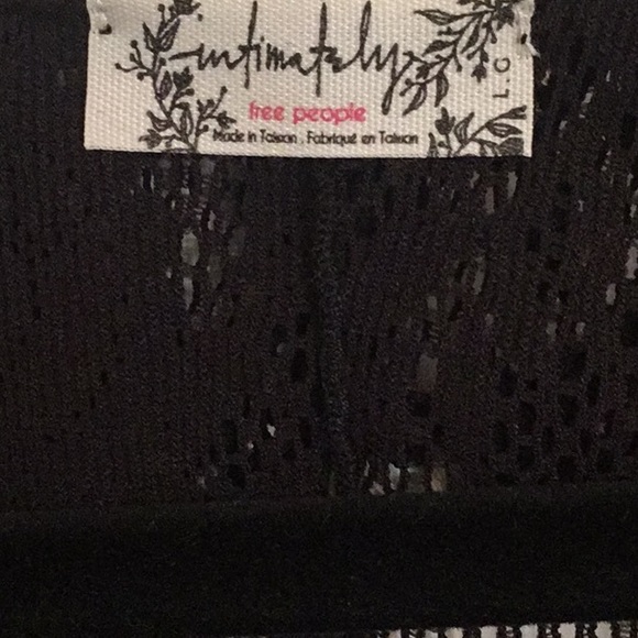 NWT Free People Femme Fatale Long Sleeve Lace Top - Picture 8 of 10